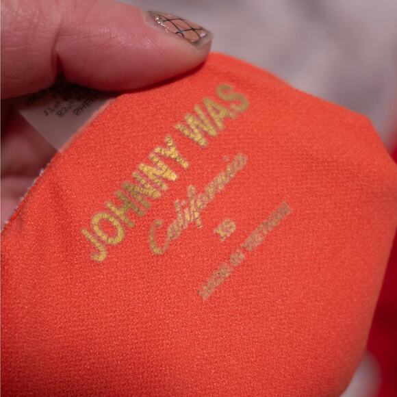 Johnny Was Drew Twist One Piece Swimsuit Halter Paisley Modest SZ XS - Picture 5 of 7